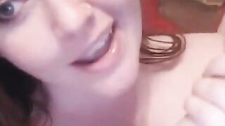 Hot & Curvy MILF Uses Vibrator to Satisfying Her Pussy in Private Room