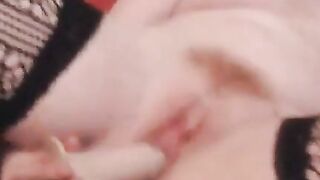 Hot & Curvy MILF Uses Vibrator to Satisfying Her Pussy in Private Room