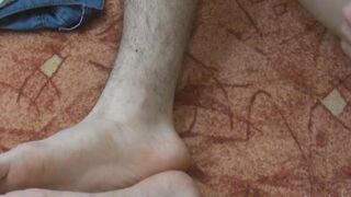 Sneakerhead Hunk Masturbares With Two Pairs Of Kicks - POV