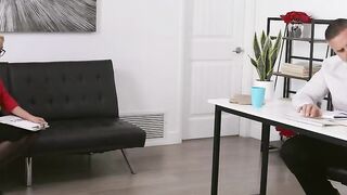Kilynie-Kingstons Hot Office Romance" or "Office Flirtation Leading To A Wild Night Of Passion With Kilynie Kingson And Her Boss!