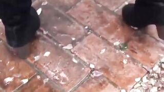 Asian Cutie's Bound Bondage Adventure - Pissing in Her Mouth