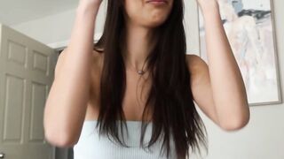 Stunning Brunette Babe Aria SLoan Riding My Dick In Pov - Must See!
