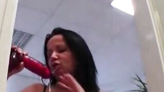German Milf Rides A Big Dick And Fucks Herself With A Huge Vibrator (HD)