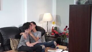 Three-Way Twink Thrill! Raw Fucked By Two Hung Hunks