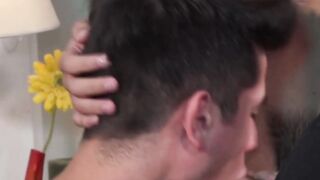 Three-Way Twink Thrill! Raw Fucked By Two Hung Hunks