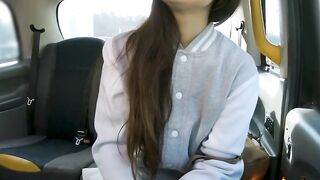 Brunette Babe Oliva Zlatova Fucks Her Former Teacher In A Taxi Reunion