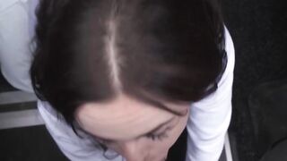Brunette Babe Oliva Zlatova Fucks Her Former Teacher In A Taxi Reunion