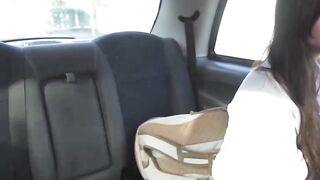 Brunette Babe Oliva Zlatova Fucks Her Former Teacher In A Taxi Reunion