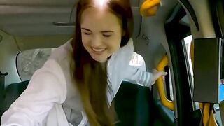 Brunette Babe Oliva Zlatova Fucks Her Former Teacher In A Taxi Reunion
