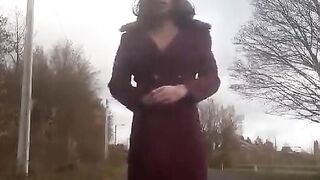 Cross-Dressing Hunk Goes Wild in Nature - Fashionista's Daring Transformation
