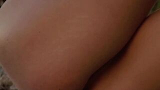 Teen Seduction - Naughty college girl Striptease & Masturbation with Teasing Blonde Bombshell
