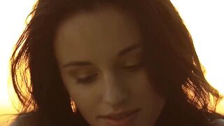 Teen Seduction - Naughty college girl Striptease & Masturbation with Teasing Blonde Bombshell