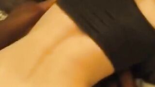Interracial Passion - Old-barely legal Lovemaking Session With Big Black Dick