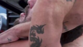 Double Penetration Garage Sluts - Chris Dammed & Vince Parker Fucking Hardcore