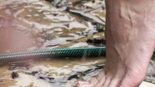 Shana River's Foot Worship - Sensual Blowjob & Hardcore Fuck with Creampie