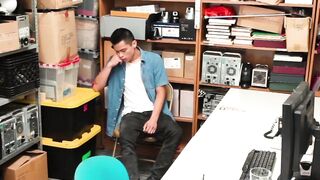 Asian Thief Gets Rough Anal Pounding From Hunk With Big Dick