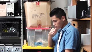 Asian Thief Gets Rough Anal Pounding From Hunk With Big Dick