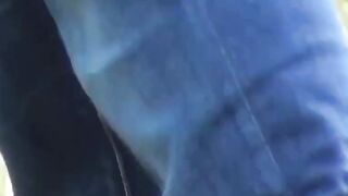 Asian Cutie Outdoor Pee Fetish - Wetting Herself in Public