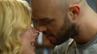 Anal Adventures - A Lingerie Clad Tranny Fucked Hard By Bald Guy