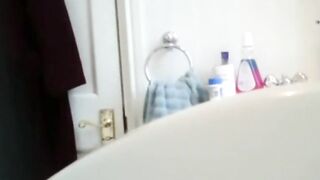 Blond Step-Mother's Hot Ass - Spying On Her Private Moment