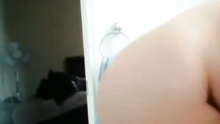 Blond Step-Mother's Hot Ass - Spying On Her Private Moment