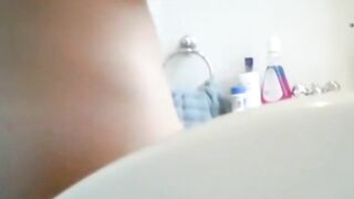 Blond Step-Mother's Hot Ass - Spying On Her Private Moment