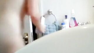 Blond Step-Mother's Hot Ass - Spying On Her Private Moment