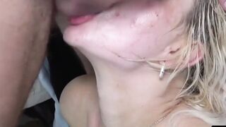 Blondie Babe Gina Varnei Fucked Hard From Behind - Hot Blowjob & Rough Sex