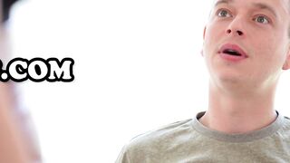 Blondes Stepsis & Step-Brother's Hot Passionate Fuck Session