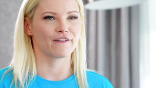 Blondes Stepsis & Step-Brother's Hot Passionate Fuck Session