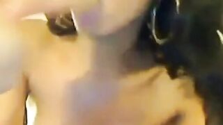 Black Beauty Masturbates Live with Dildo - Adult Cam Show