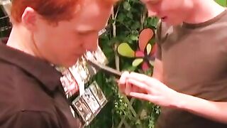 Twink Ass-Fuck in Public Bathroom - Twunks Blue & Travis Reid