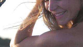 Naked Boat Adventure - Natural Beauty Lilith Crystal Fucks Outdoors On A Yacht