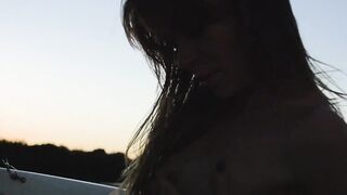 Naked Boat Adventure - Natural Beauty Lilith Crystal Fucks Outdoors On A Yacht