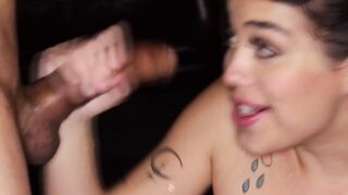 Big-Tits Babe Makes Small Guy Feel Like A Man