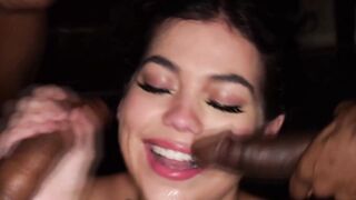 Big-Tits Babe Makes Small Guy Feel Like A Man