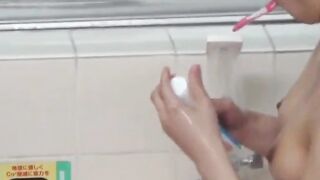 Petites #1 - Hot Asian Teens Share Bathroom Fun With Stranger In Steamy Shower Room