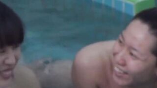 Petites #1 - Hot Asian Teens Share Bathroom Fun With Stranger In Steamy Shower Room