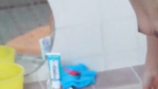 Petites #1 - Hot Asian Teens Share Bathroom Fun With Stranger In Steamy Shower Room
