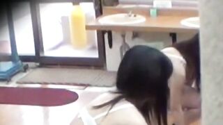 Petites #1 - Hot Asian Teens Share Bathroom Fun With Stranger In Steamy Shower Room
