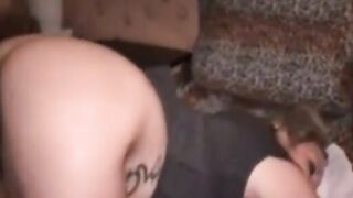 Interracial Passion - Big Black Dick Fills Petite Blonde Pussy