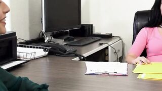 Boss-Lady's Facesit - Lesbo Job Interview Gone Wild