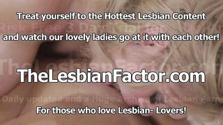 Lesbo Lust - Girl-on-girl action with big boobs milf & brunette teen
