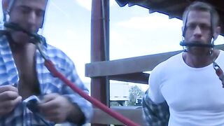 HOT STUFF - Muscular Guys TOBER BRANDT & NICK ANDERSON Strip Down And Fuck Hard