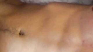 FTM Transgender Man Fucks Herself With Dildo And Squirts For Brother's Cam