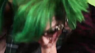 Punk Girl With Glasses - Hardcore Ride For A Pro