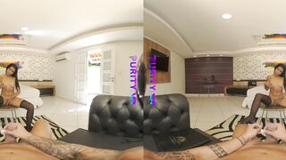 Virtual Reality Porn - Purity VR presents "Room Service With A View" featuring Latin Beauty Lilian Lira in this immersive experience of virtual reality sex adventure!