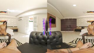 Virtual Reality Porn - Purity VR presents "Room Service With A View" featuring Latin Beauty Lilian Lira in this immersive experience of virtual reality sex adventure!