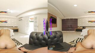 Virtual Reality Porn - Purity VR presents "Room Service With A View" featuring Latin Beauty Lilian Lira in this immersive experience of virtual reality sex adventure!