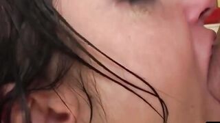 UK HOTTIE BIANKA BLUE FACIAL IN LINGERIE - Rough & Hard Fucking